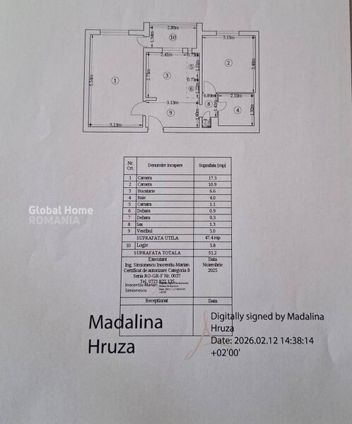 Metrou Dristor, apartament 2 camere decomandat, etaj 2/8, bloc 1985.